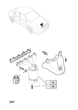 73.EXHAUST MANIFOLD AND CATALYTIC CONVERTER (CONTD.)