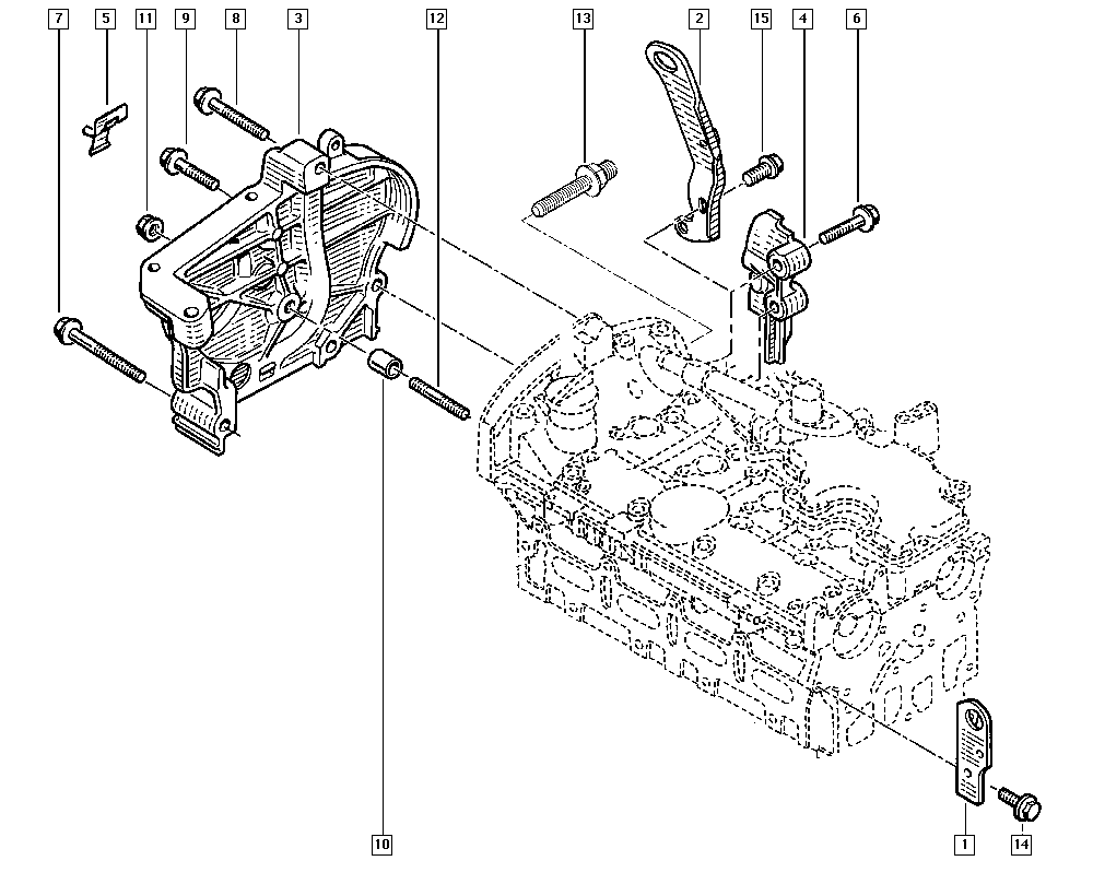 Mégane III, EZ28, Manual, 11 Upper engine / Cylinder head - Valve 