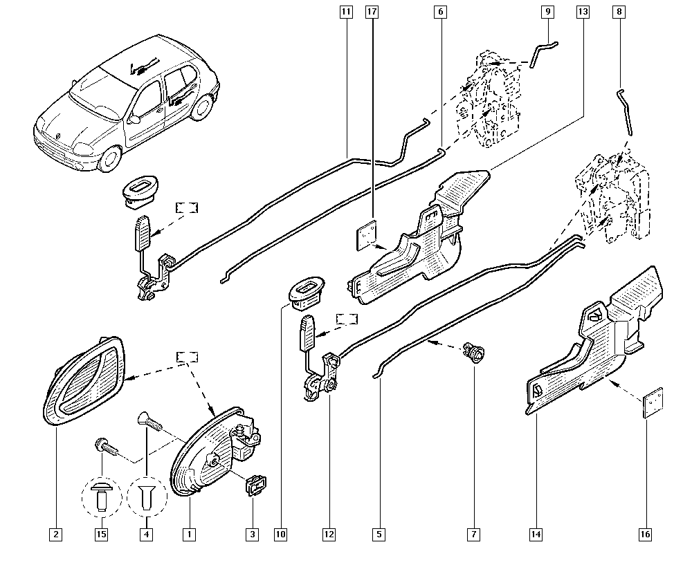 Renault clio 2 схемы