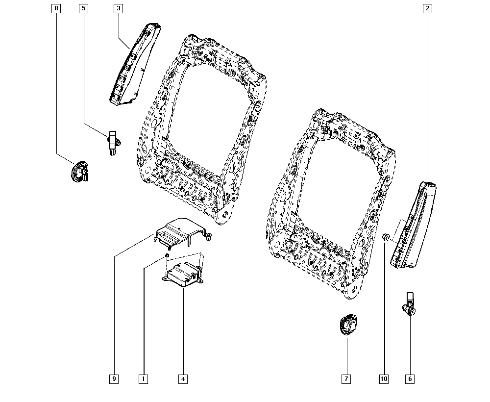 Clio IV, BHAU, Upholstery - Electricity, 59 Carrying equipment  