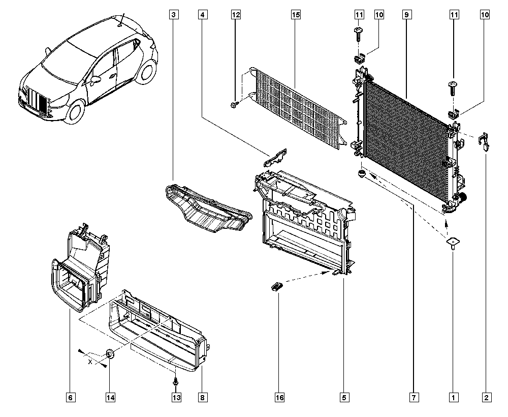 Clio Iv Khml Manual 19 Cooling System Reservoirs Exhaust System Engine Mounting Coolant Radiator Catcar Info