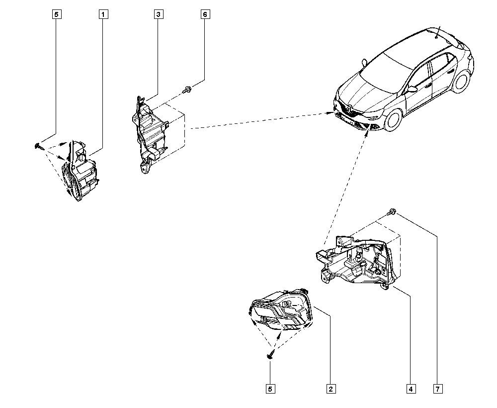 Mégane IV, B9A5, Upholstery - Electricity, 80 Battery - External  