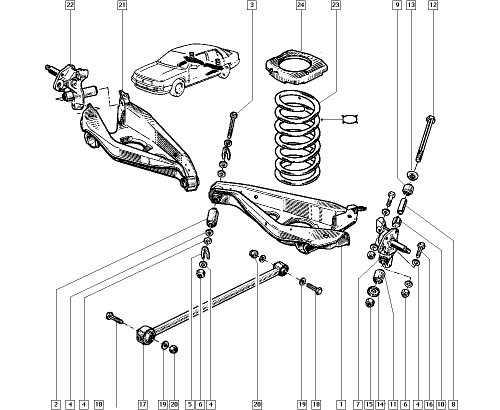 Рычаги передней подвески рено логан 1 схема