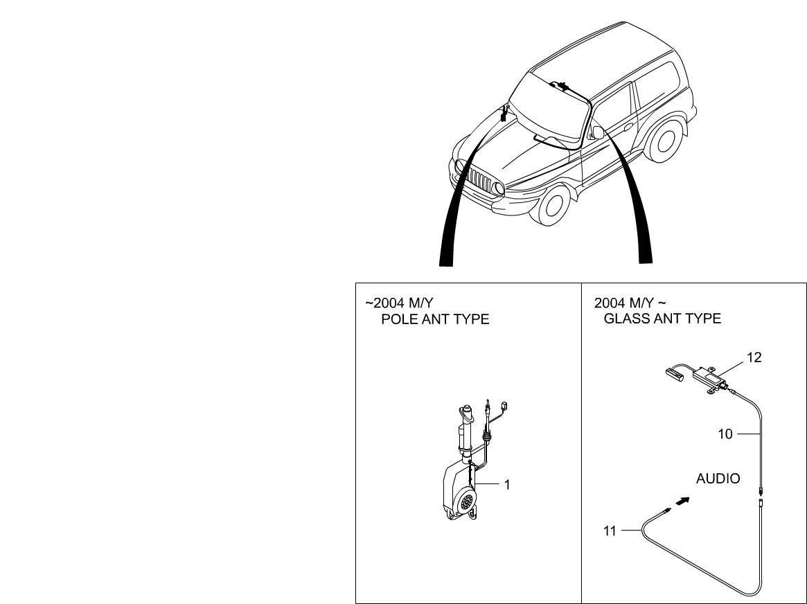 Korando, Electrical Equipments, 8920 ANTENNA - Catcar.info