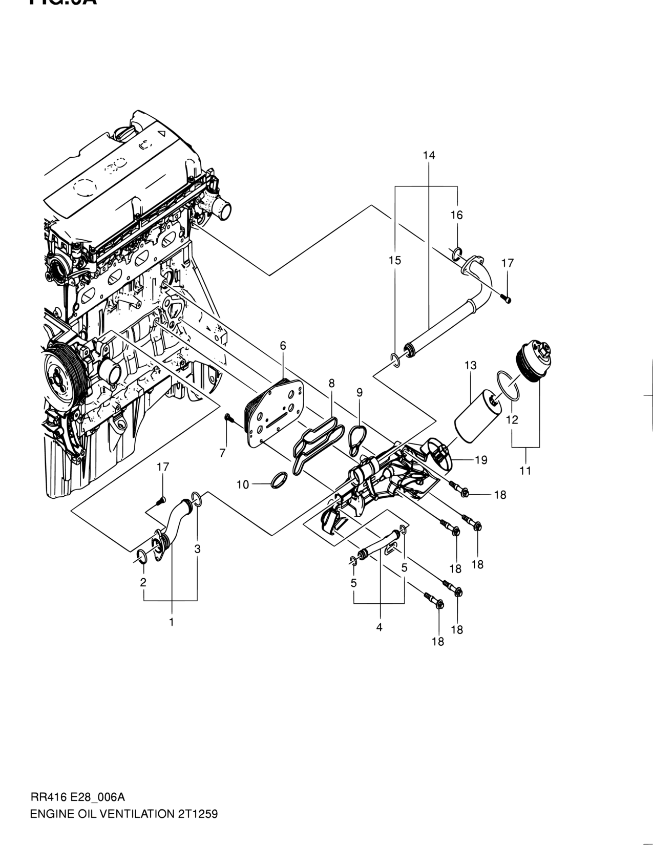 swift engine parts name