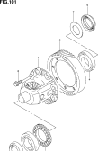 101 - FRONT DIFFERENTIAL GEAR (AT)