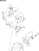 103 - REAR DIFFERENTIAL MOUNTING (4WD)