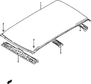 102 - ROOF PANEL (4DR)