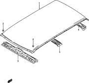 150 - ROOF PANEL (4DR)