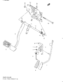 85 - PEDAL/PEDAL BRACKET (AT:N/AUTO CRUISE)