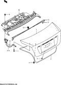 146 - TRUNK LID PANEL (4DR)
