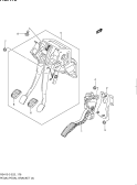 178 - PEDAL/PEDAL BRACKET (RS413D:LHD)