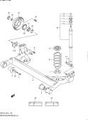 118 - REAR SUSPENSION (2WD:RS413,RS415)