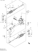 128 - STEERING UNIT (TYPE 1,2:LHD:4WD)