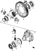 56 - DIFFERENTIAL GEAR AND SPEEDOMETER GEAR