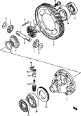 65 - DIFFERENTIAL GEAR AND SPEEDOMETER GEAR