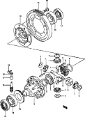 66 - DIFFERENTIAL GEAR AND SPEEDOMETER GEAR (TURBO)