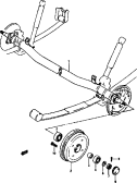 86 - REAR DRUM AND AXLE