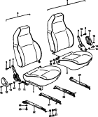 125 - FRONT SEAT (3DR:2 SEATER)