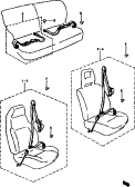 136 - SEAT BELT (E.L.R TYPE)