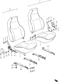 124 - FRONT SEAT (3DR:2 SEATER)