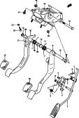 86 - PEDAL AND PEDAL BRACKET (MT)