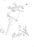 98 - PEDAL AND PEDAL BRACKET (AT:LHD)