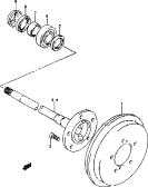 56 - REAR AXLE AND BRAKE DRUM