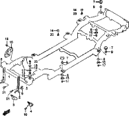 74 - BODY MOUNTING (5DR)