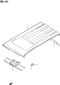 141 - ROOF PANEL (5DR:SUN ROOF)