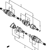 110 - FRONT DRIVE SHAFT