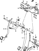 124 - PEDAL AND PEDAL BRACKET (MT)