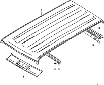 147 - ROOF PANEL (4DR)