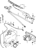 121 - A FR WINDSHIELD WIPER AND WASHER (SE416)