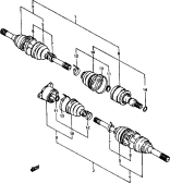 96 - FRONT DRIVE SHAFT (4WD)