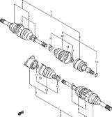 126 - FRONT DRIVE SHAFT (4WD)
