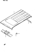 152 - ROOF PANEL (5DR:SUN ROOF)