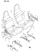 164 - FRONT SEAT (RHD:3DR GA)