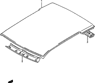 156 - ROOF PANEL (5DR)