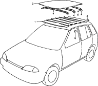 180 - ROOF LINING (5DR)
