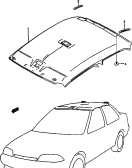 181 - ROOF LINING (4DR)