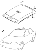 165 - ROOF LINING (4DR)