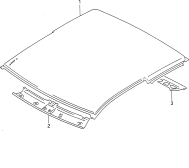 155 - ROOF PANEL (3DR)