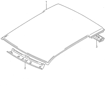 156 - ROOF PANEL (5DR)