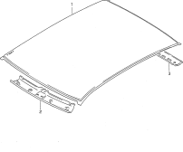 157 - ROOF PANEL (4DR)