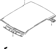 163 - ROOF PANEL (5DR)