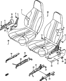 229A - FRONT SEAT (3DR:GA:93, 94 MODEL:PRODUCT OF CANADA)