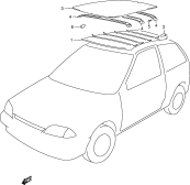 190 - ROOF LINING (3DR)