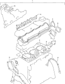 1 - ENGINE GASKET SET (SF310)
