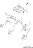 156 - PEDAL AND PEDAL BRACKET (MT:SF416)